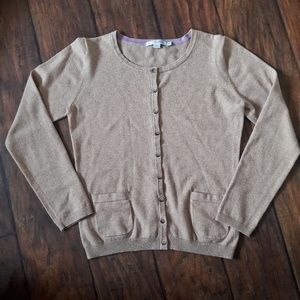 Boden Tan Cardigan Size 6